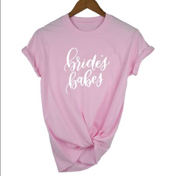 WHITE BRIDE’S BABES PINK T-SHIRT (LIMITED INVENTORY LEFT) - Picture 3 of 4